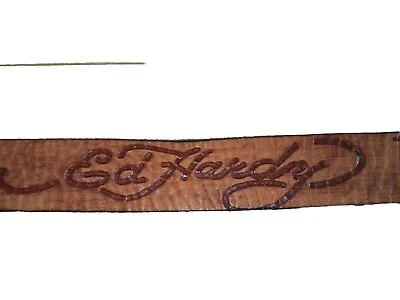 Vintage Ed Hardy Belt Size 44 Leather Belt • $25