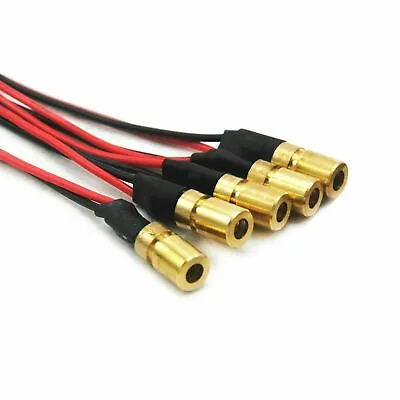 5pcs 780nm 3mw 3V DC IR Infrared Laser Diode Dot Module Mini-Type • £8.30