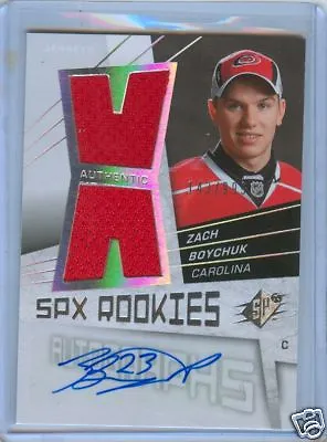 Zach Boychuk 08-09 Spx Auto Rc Card #/999 Mint • $19.99