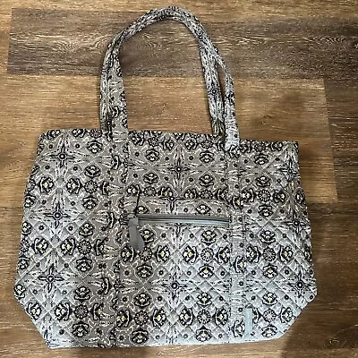 Vera Bradley Tote (Plaza Tile) Shoulder Bag Quilted Large Zippered Handbag • $20.79