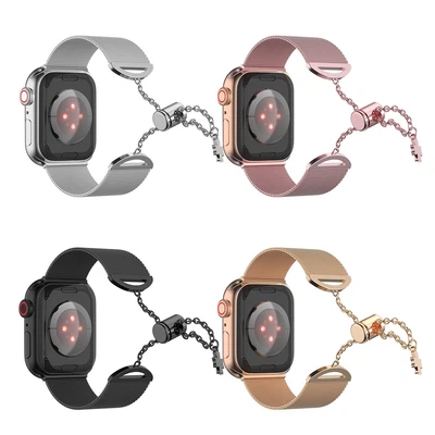 $21.16 • Buy Stainless Steel Mesh Milanese Strap Loop Bracelet For Apple Watch 40/41mm44/45mm