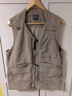 ROYAL ROBBINS Men's Field Guide Vest - Photo Fishing Hunting 13 Pocket ~ Medium • $17.49