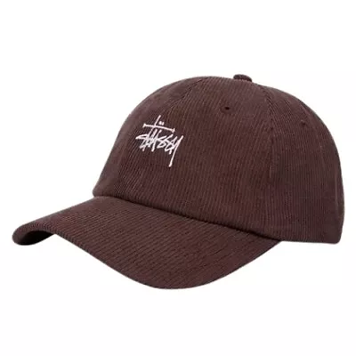 Stussy Graffiti Low Pro Aubergine Cord Hat • $50