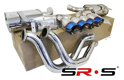 $712.49 • Buy Srs Catback Exhaust For 97- 04 Chevy Corvette C5/z06 5.7l Ls Quad 4  Burnt Tip