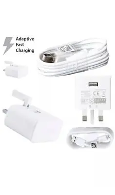 Samsung Charging Plug Micro USB Fast Cable Charger For Samsung S6 S7 S5 Note4 5 • £1.99