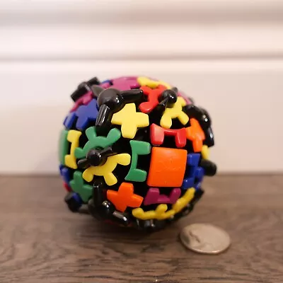 GAME Mefferts Gear Ball Brainteasers Puzzle Block Logic Puzzle 3D Project Genius • $14.99