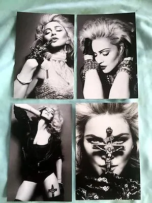 MADONNA Set Of 4 Postcards 4x6 2012 (blond Ambition Sex Book Like A Prayer + • $6.95