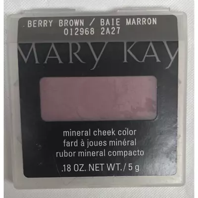 Mary Kay Mineral Cheek Color - BERRY BROWN - .18 Oz / 5g - 012968 2A27 NEW • $12.25