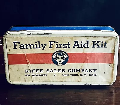 VINTAGE KIFFE FAMILY FIRST AID KIT (Empty) • $23.96