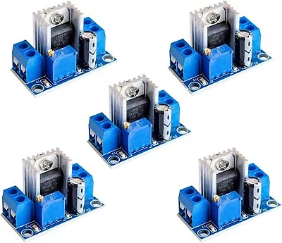 5pcs LM317 DC-DC Converter Adjustable Linear Regulator Step Down Circuit Board • $6.41