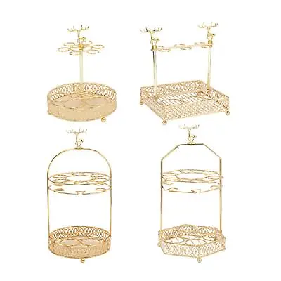 Glass Cup Tray Rack Iron Sturdy Cocktail Glass Holder For Cabinet Parties • $46.05