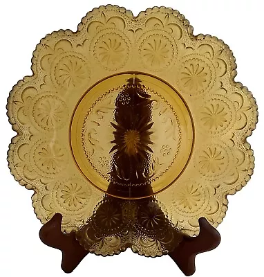 $10.99 • Buy VTG 60's Brockway American Concord Amber Glass Salad Plate 7.25  Lots Of 4