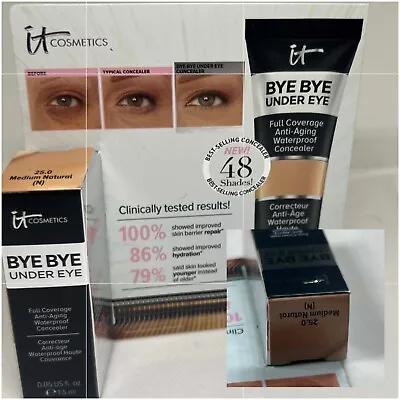 Bye Bye Under Eye Full Coverage Anti-Aging Concealer By It Cosmetics Medium Nat • $19.99