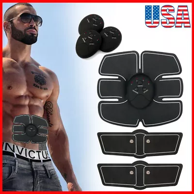 Electric Muscle Toner ABS Stimulator Abdominal Toning Fat Burner Belly Trainer  • $12.45