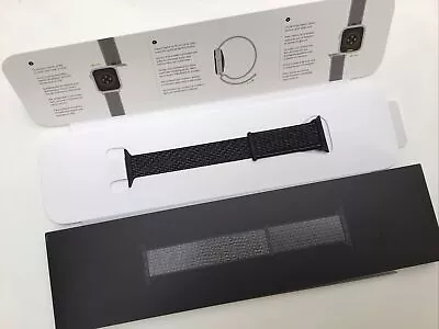 Genuine APPLE Watch NIKE Reflective Sport Loop BLACK 40mm 41mm 38mm 2019 • £29