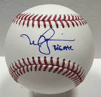 Athletics MARK MCGWIRE Signed Official MLB Baseball AUTO W/  BIG MAC  - JSA • $219.99