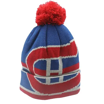 Montreal Canadiens NHL CCM Youth Boys (8-20) Cuffed Pom Knit Winter Beanie New • $14.95