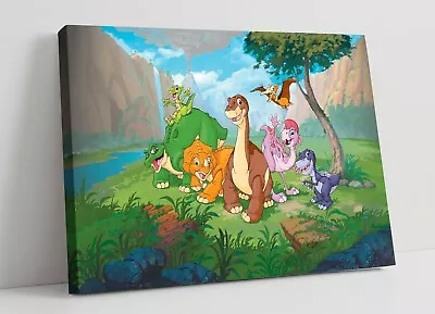 Land Before Time 1 Large Canvas Wall Art Float Effect/frame/picture/poster Print • £89.99