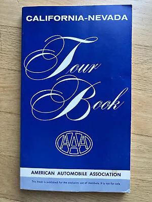 AAA Auto Club California-Nevada Tour Book 1964-65 Edition - Softcover • $9.99