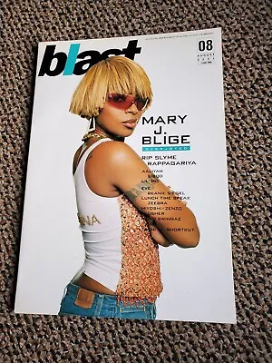 MARY J BLIGE Blast August 2001 Japan Magazine AALIYAH USHER • $10