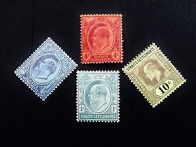 Nystamps British Straits Settlements Stamp # 93//98 Mint OG H           A19y1246 • $0.16