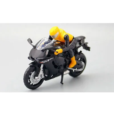 1:18 Yamaha YZF-R1 Motorcycle Model Toy Diecast Motorbike Toys For Kids Black • £15.43
