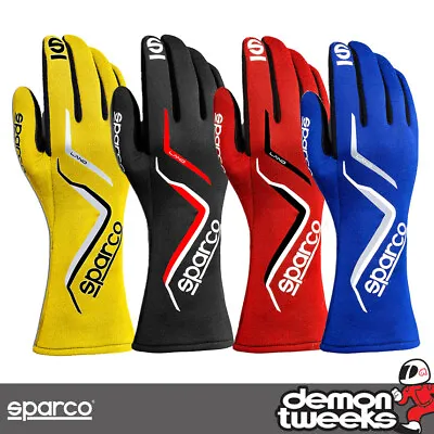 Sparco Land Race Gloves Motorsport/Rally/Racing (FIA 8856-2018 & SFI Approved) • $94.67