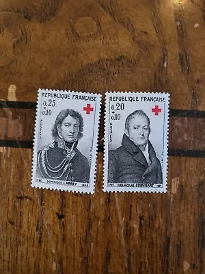 Stamps France Scott #B385-6 Nh • $0.99