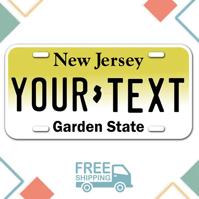 PERSONALIZED New Jersey License Plate L • $9.99