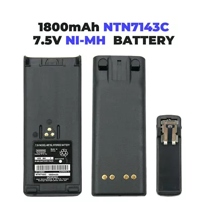 NEW 7.5v 1800mAh NI-MH Battery Pack NTN7143C For Motorola HT1000 MTS2000 MT2000  • $29.48