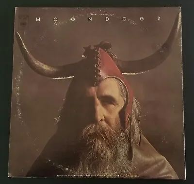 MOONDOG-Moondog II-Columbia Records LP & 6 Page Book-Avant Garde Jazz EXCELLENT+ • $85.95