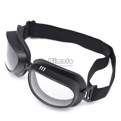 Motorcycle Riding Goggles Aviator Pilot For Harley Cruiser Chooper Scooter A1 • $18.69
