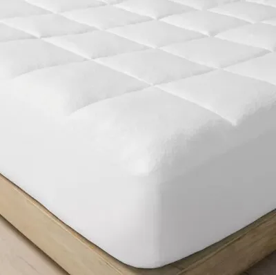 Queen Memory Foam & Down Alternative Mattress Pad - Casaluna • $48.79