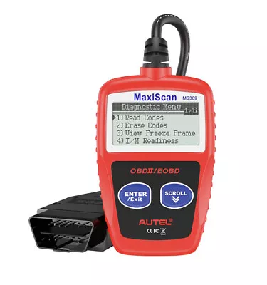 Autel MaxiScan MS309 OBD2 Check Engine Car Diagnostic Code Reader Scanner Tool • $21.95