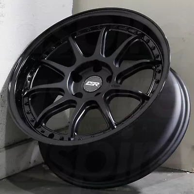 18x8.5 Black Wheels ESR CS12 5x100 30 (Set Of 4)  72.56 • $1139