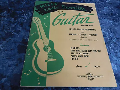 Mills Radio Favorites For Guitar Volume One 1 By Oahu Staff • $2.99