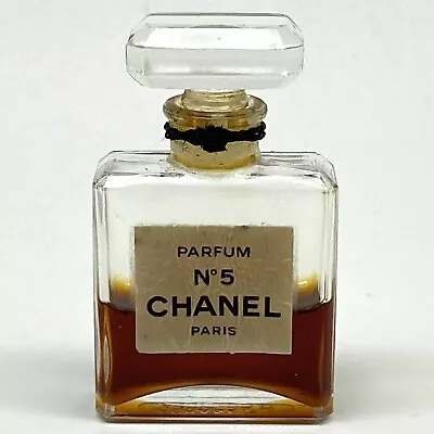 Authentic Vintage Chanel No 5 Parfum 7ml Mini Perfume 40% Full • $33.06