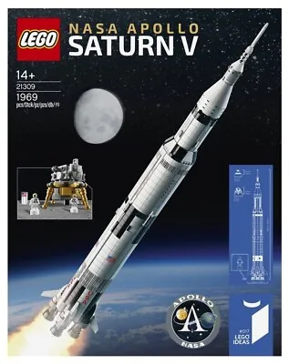 New Genuine Lego Ideas 21309 LEGO NASA Apollo Saturn V • $288