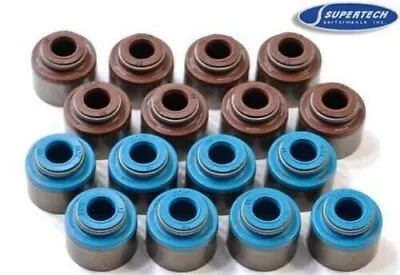 Supertech Valve Stem Seals Set Honda B16 B18 B17 D16 H22 Integra GSR Type R SI • $19