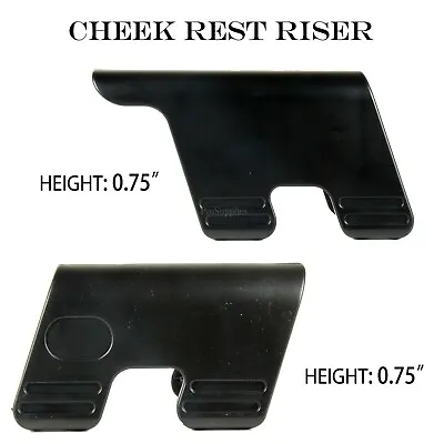 Tactical Cheek Rest Riser For Buttstock - Hight 1.25  And 0.75   2pcs Combo  • $17.99