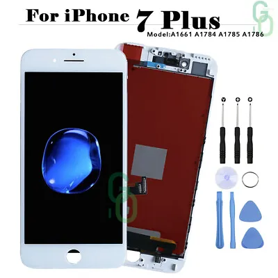 For Apple IPhone 7 Plus White LCD Touch Screen Digitizer Replacement 3D Touch UK • £12.32