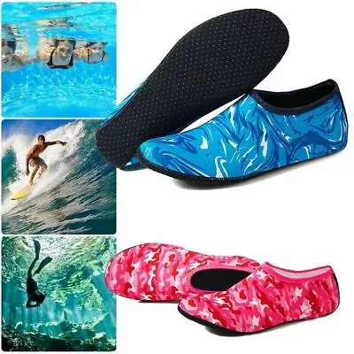 Yoga Men Women Surfing Swimming Pool Water Diving Socks Beach Shoes Aqua Shoes • $8.12