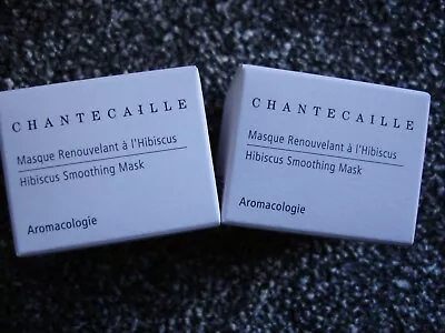 2 X 5ml Chantecaille Hibiscus Smoothing Mask Brand New In Box Sealed Top  • £8