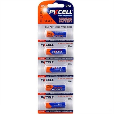 $999 • Buy 5PCS 27A MN27 A27 VR27 L828 12V Alkaline Battery Garage Car Remote Alarm PKCell