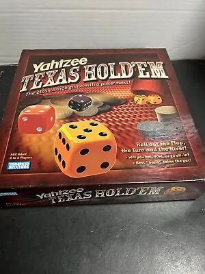 Yahtzee Texas Hold'em Poker Style Dice Game Hasbro Complete Sealed Chip Bags • $9.49
