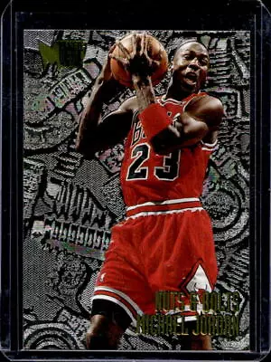1995-96 Fleer Metal Michael Jordan #212 HOF Chicago Bulls (A) • $0.99
