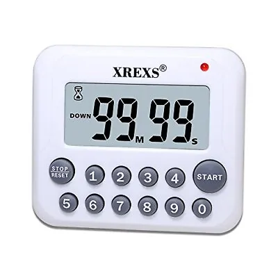 Digital Kitchen Timer Magnetic Countdown Up Cooking Timer Clock With Magnet B... • $20.76