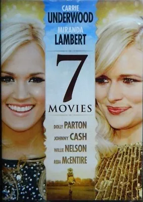 Dvd Movie / Box Set Carrier Underwood Miranda Lambert 7 Movies (fc1008953) • $4.99