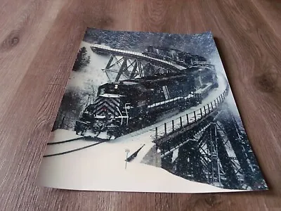 Collectible  Photo Of Montana Rail Link On Continental Divide Train • $23.99