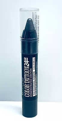 Maybelline Color Tattoo  Concentrated Crayon CHARCOAL CHROME 750 Sealed • $22.50